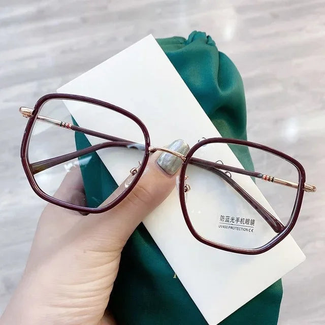 Klair Retro Green Blue Light Glasses