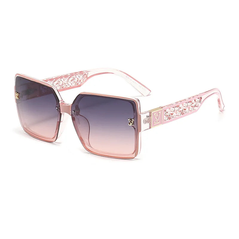 Klair Rimless UV400 Sunglasses – Unisex Designer Shades
