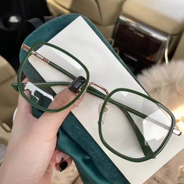 Klair Retro Green Blue Light Glasses