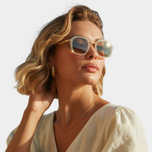 Retro Small Round Square Sunglasses – Unisex Luxury UV400 Eyewear