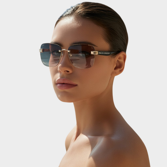Klair Rimless UV400 Sunglasses – Unisex Designer Shades