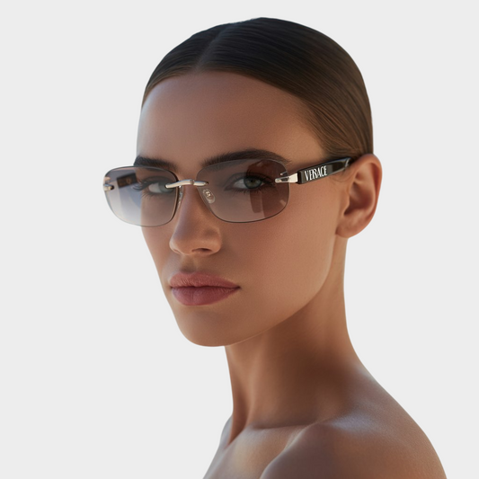 Klair Rimless UV400 Sunglasses – Unisex Designer Shades